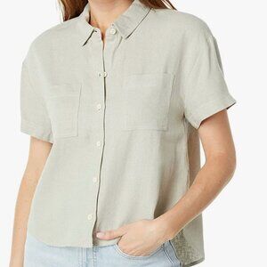 Madewell Breezewoven Beachside Shirttail Top